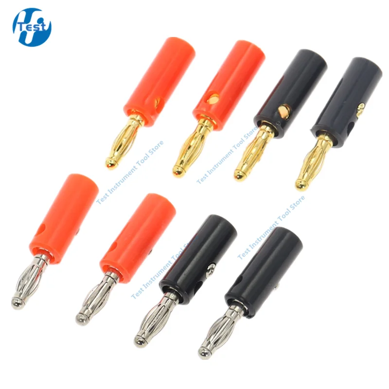 10 sztuk/zestaw męskie i żeńskie J072 4mm gniazdo wtykowe bananowe męskie i żeńskie złącze wtykowe pin DIY model