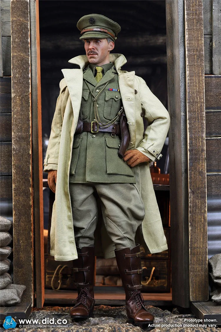 In Stock B11012 1/6 Scale Collectible WWI British Colonel Male Solider Full Set Action Figure Model for Fans Gifts