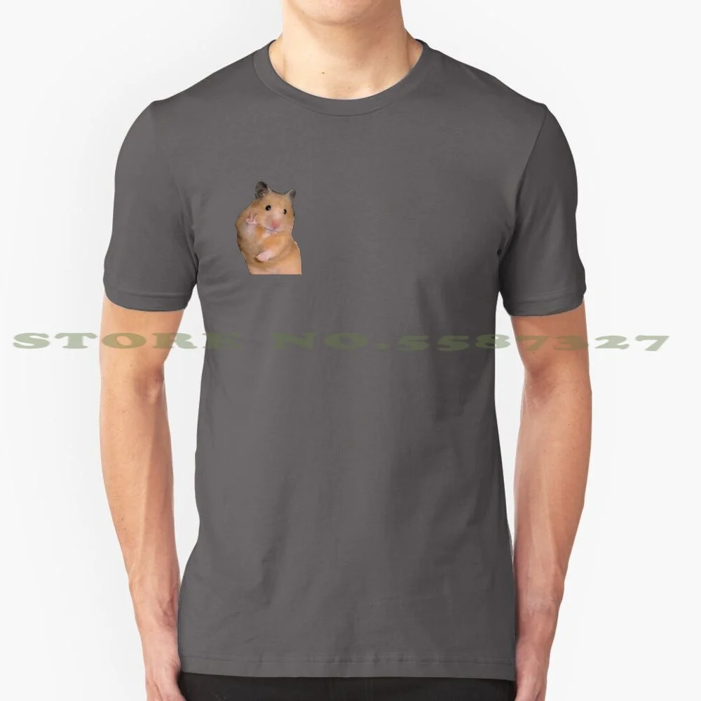 Peace Hamster Meme 100% Cotton T-Shirt Peace Hamster Meme Scared Hamster Meme Youtube Instagram Humor Hipster Pop Culture Funny