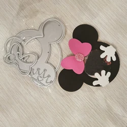 Beautiful Mouse RAT head Cutting Dies Stencils for DIY Scrapbooking  photo album Decorative Embossing DIY Paper Cards