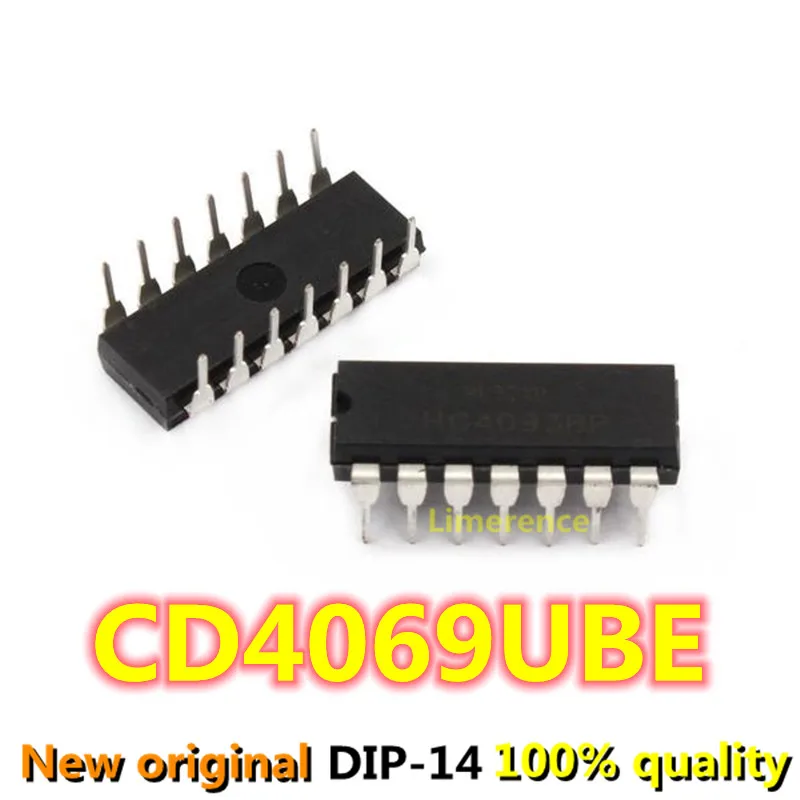 10 pz CD4069UBE DIP-14 CD4069U CD4069 CD4069L CD4069BE IC
