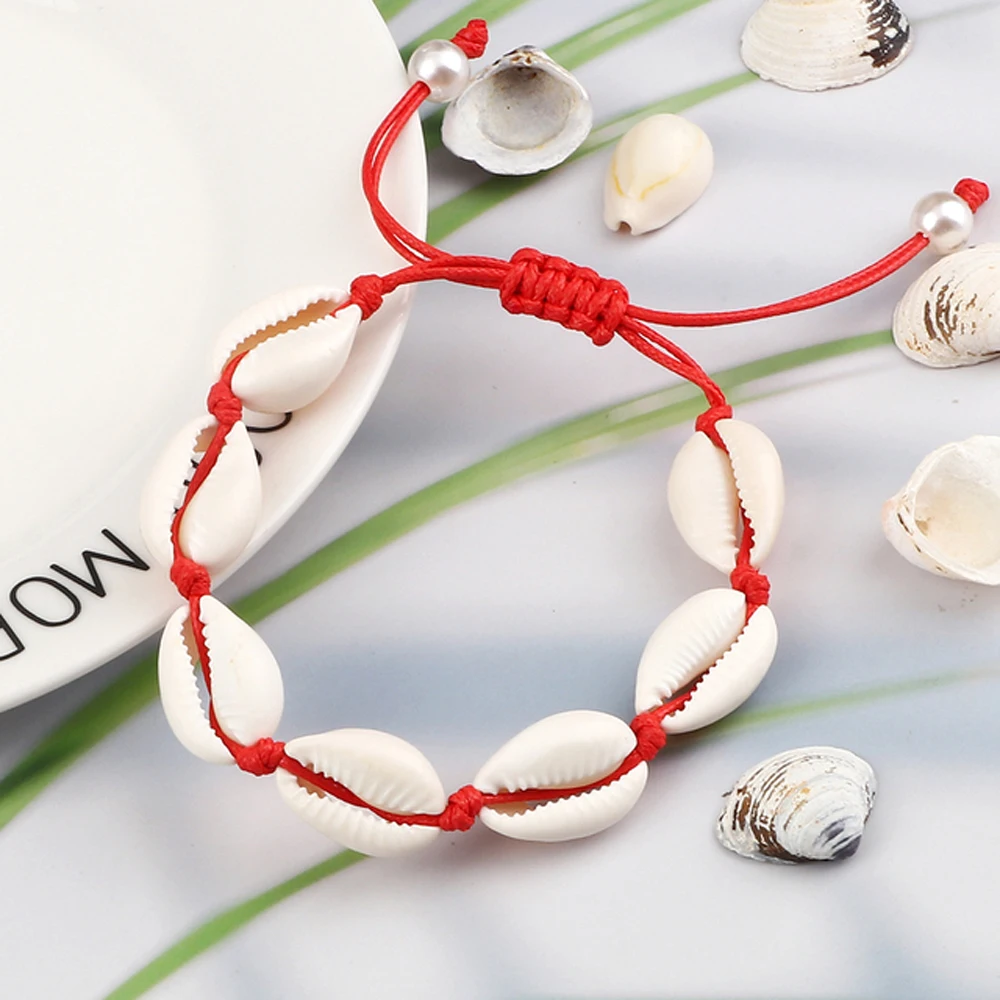 Handmade Shell Anklets Bohemia Nature Seashell Foot Jewelry For Women Girls Gifts Charm Anklets Bracelets Fashion Summer Jewelry