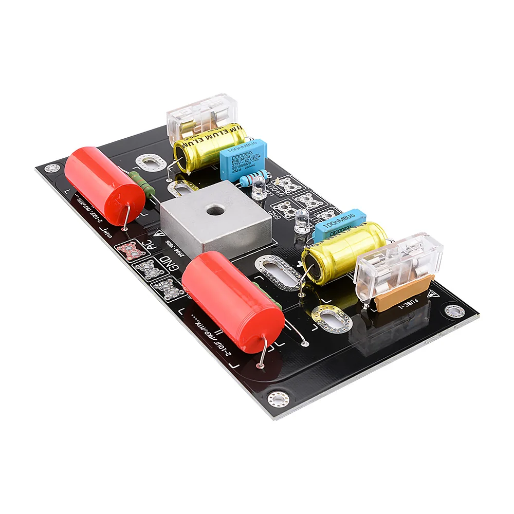 AIYIMA การแก้ไขกรองแหล่งจ่ายไฟวงจรเรียงกระแสตัวเก็บประจุกรอง Board 50A 1000V DIY สำหรับเครื่องขยายเสียง Board