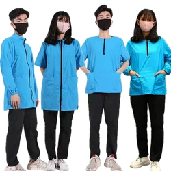 Pet Groomer Work Clothes Waterproof And Breathable hair-proof Pet Shop Work Clothes Pet Grooming Apron Long Sleeve G1031