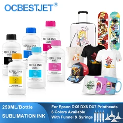 Sublimation Ink 250ML/Set Heat Transfer Ink For Epson 3800 3880 4800 4880 7700 9700 7800 7880 7600 9600 9800 9880 T3270 T5270