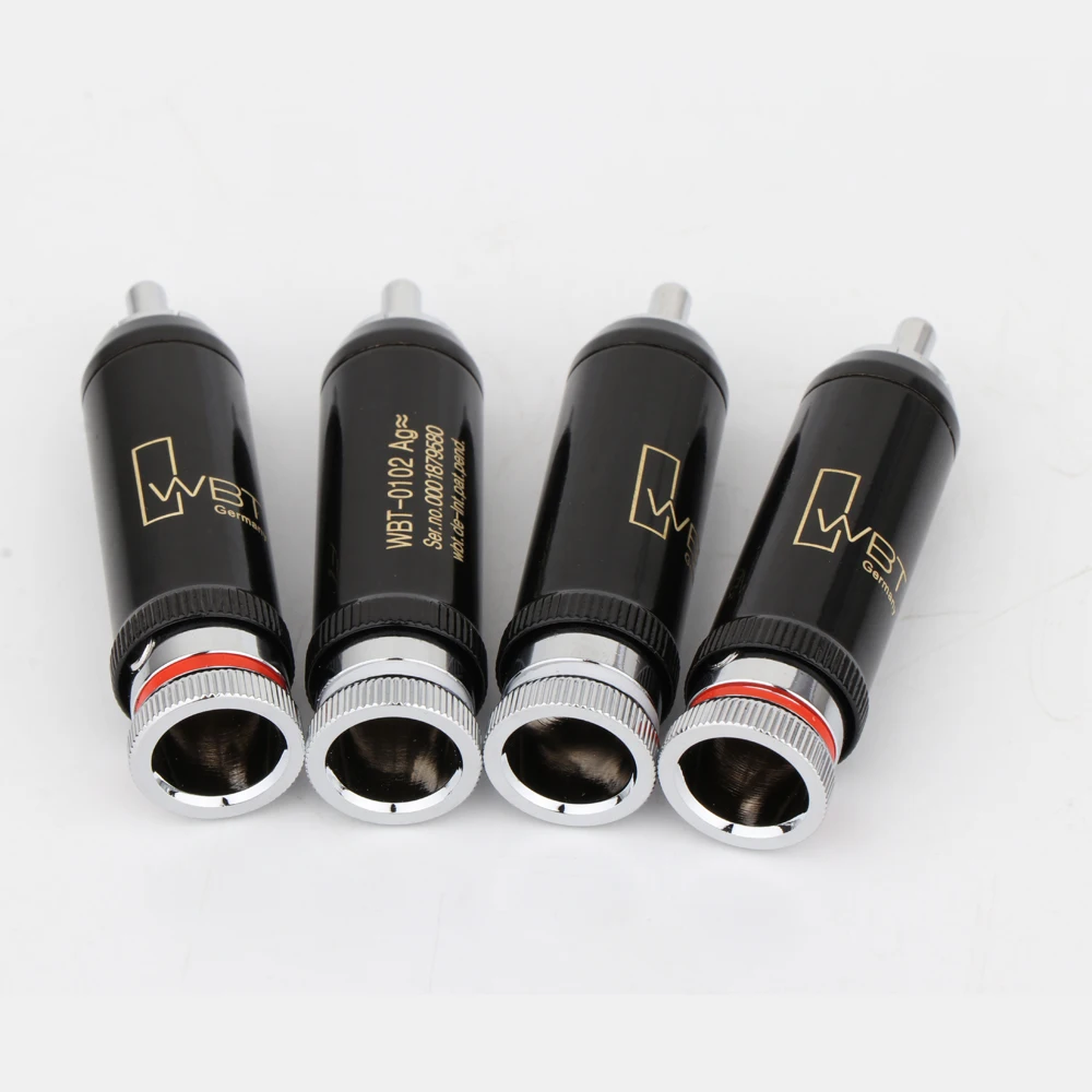 R1743 HIFI 0102Ag rhodium-plated rca plug for audio signal cable rca connector audio terminal RCA head