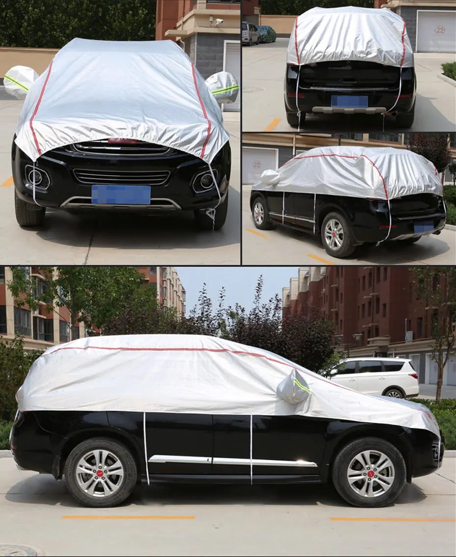 Copertura Parabrezza Auto Universale - Tessuto Oxford Con 6 Magneti - Antineve, Pioggia, Polvere