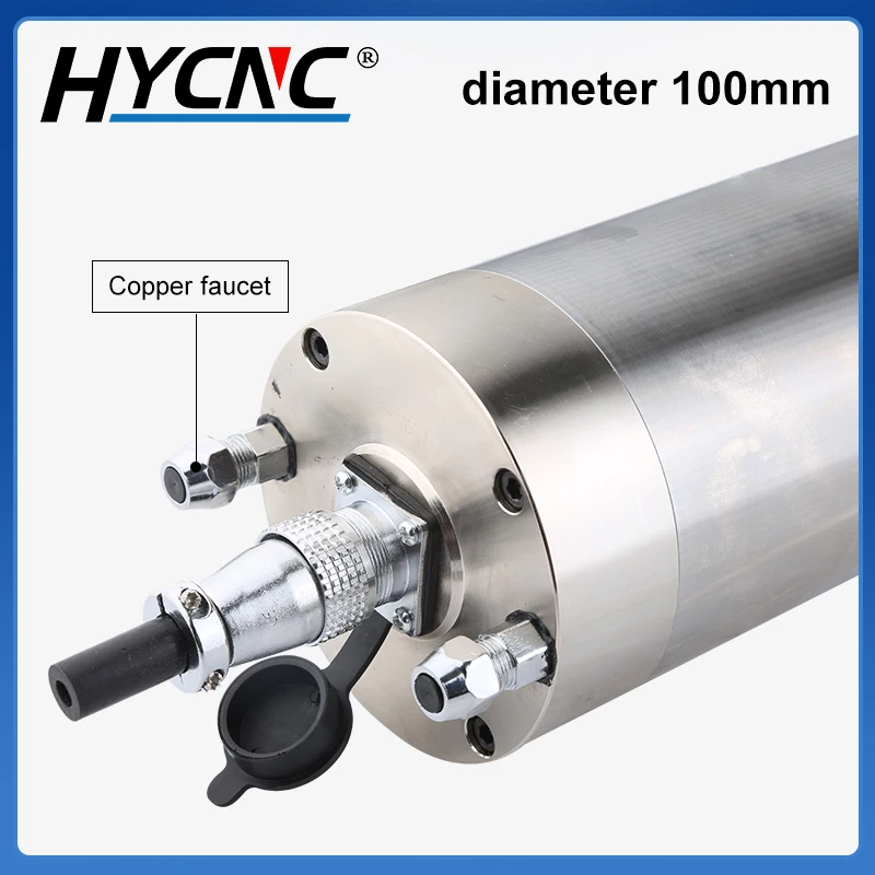 3.2KW CNC engraving spindle motor Water-cooled spindle motor 4 ceramic ball bearing 220V 380V diameter 100MM ER20 stone carving