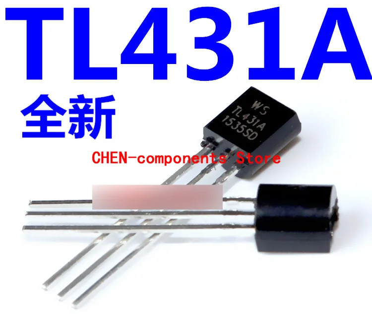 50pcs brand new TL431A straight Insert triode TO-92