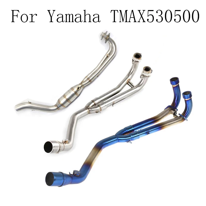 

TMAX530 Motorcross Exhaust Front Pipe Modified Muffler Motorbike Stainless Steel pit bike For YZF TMAX530 TMAX500 TMAX 530