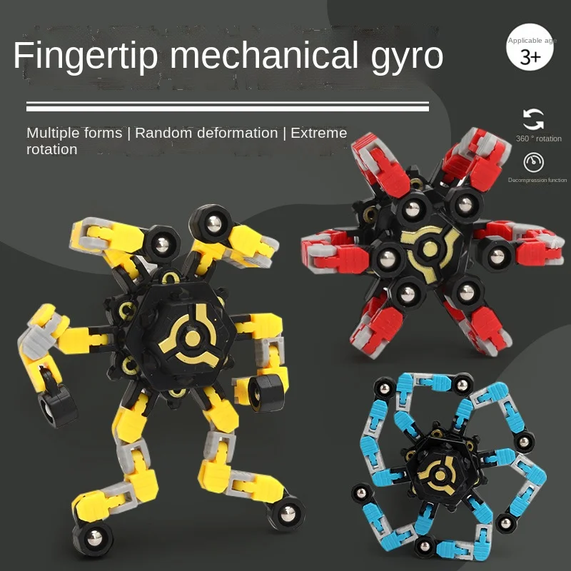 Fingertip Gyro Stressabbau Spielzeug Fidget Spinner Ring Zappeln Spielzeug Autismus Angst und Stress Relief Spielzeug Für Erwachsene Pop Es Spiel geschenk