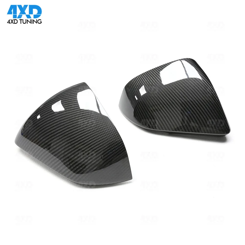 Dry Carbon Mirror Cover For Ford Mustang RearView Mirror Cover with Tuning Light Europe & America Model 2014 2015 2016 2017 2018 - Image 4