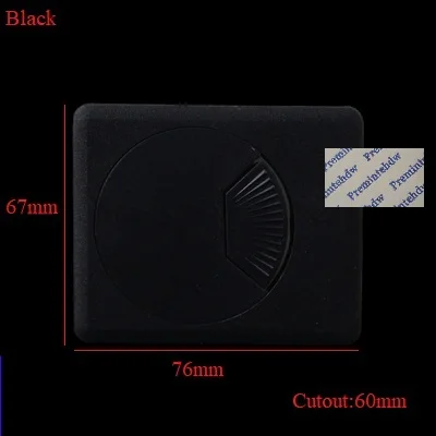 Rectangle Black 60MM