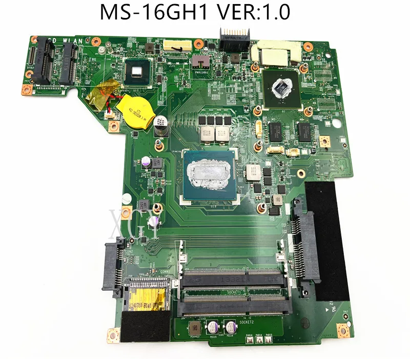 

MS-16GH оригинальный ноутбук MSI GP60 GE60 материнская плата с процессором MS-16GH1 SR15G 840M 100% работает нормально