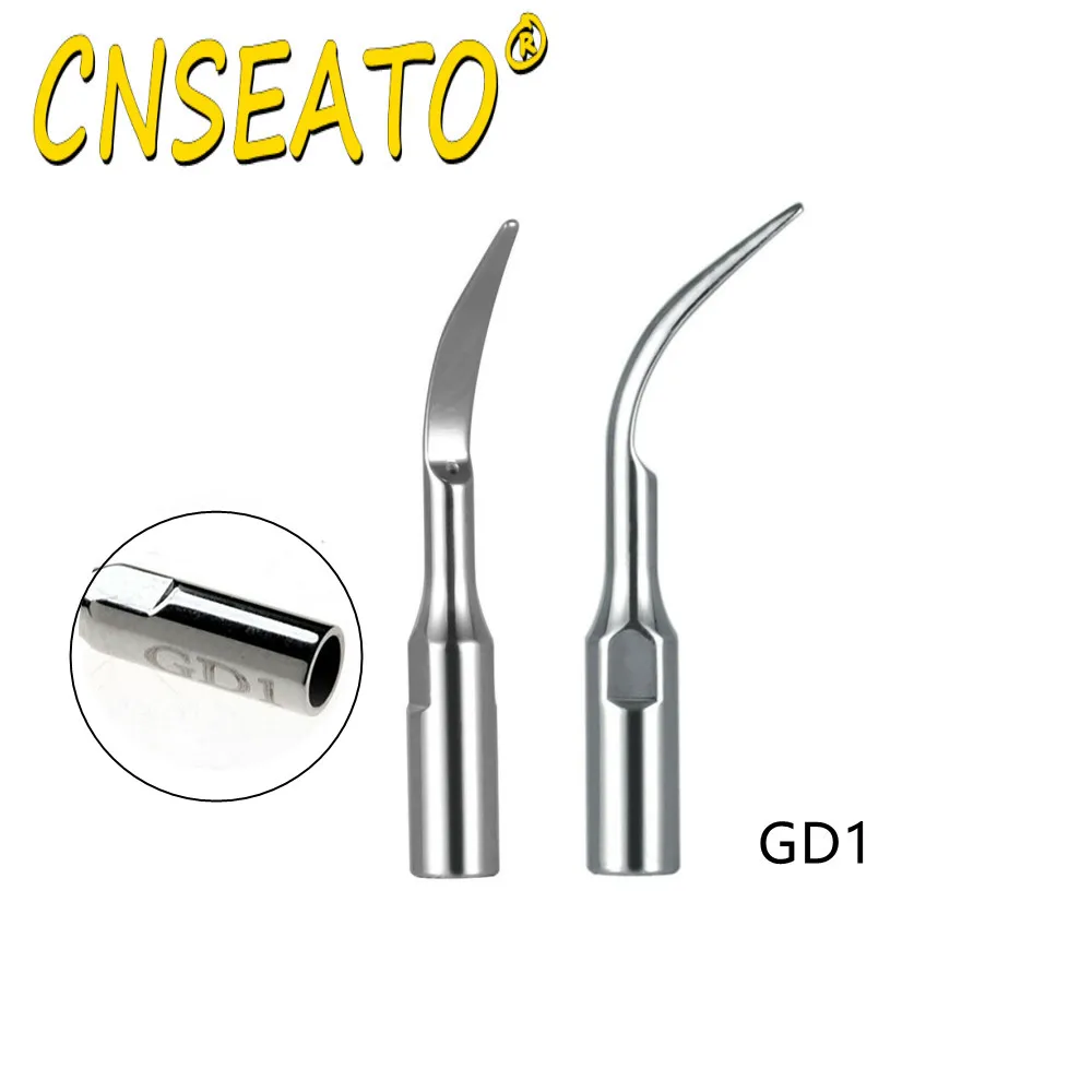 5Pcs Dental Scaler Tips Fit DTE SATELEC Handpiece Ultrasonic Scaling Endo Perio Tip Lab Dentist Tools Dentistry GD1 GD2 GD3 GD4