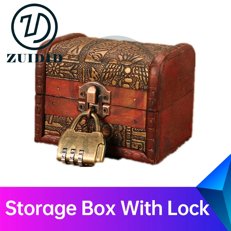 Storage Box With Lock figure out puzzles to open lock find the clues Real Life escape room game props ZUIDID