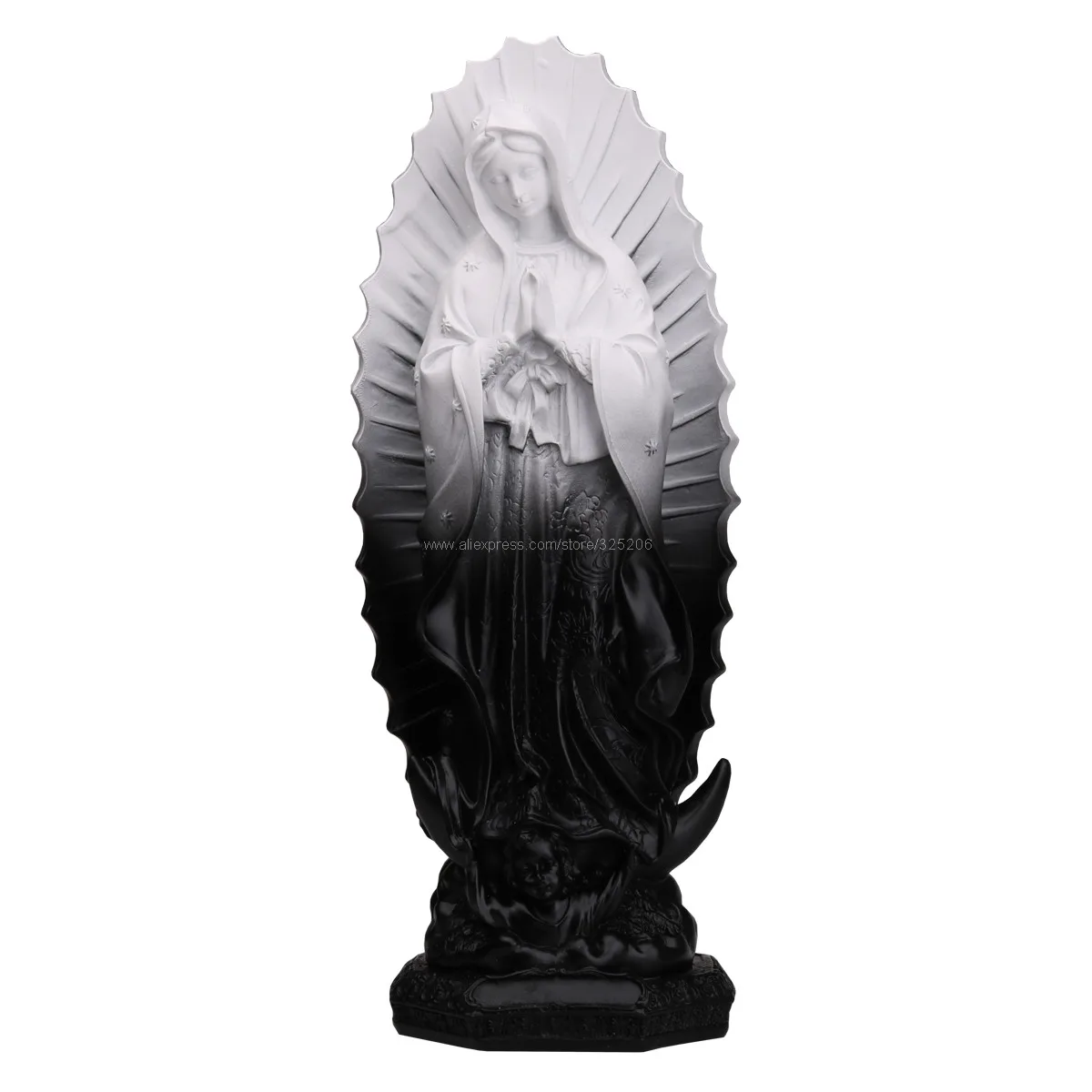 Guadalupe's Virgin Statue Figure Statuary Religious Catholic Sculpture 30cm 11.8inch NEW