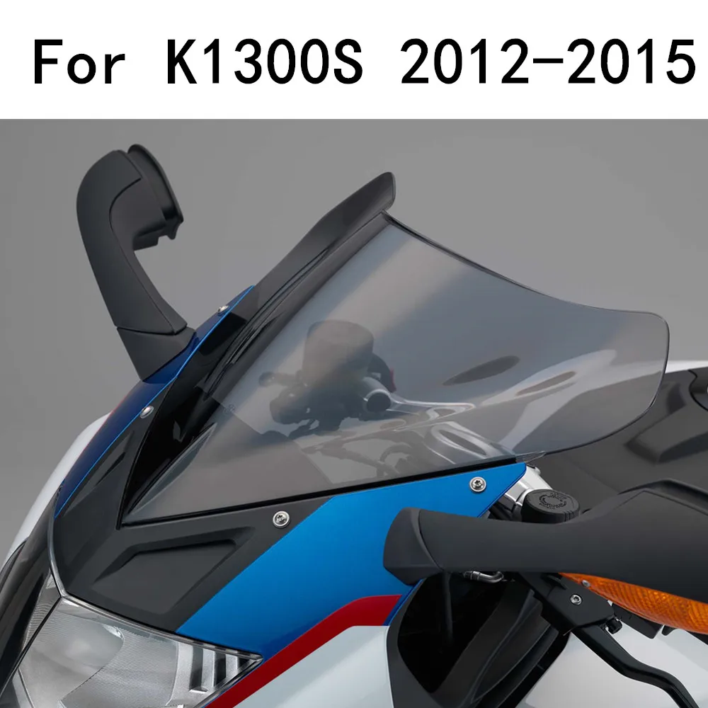 Motorcycle For BMW K1300S K1300 2012-2013-2014-2015 12-15 Windshield Wind Deflectore High Quality Windscreen Smoke Black Visor