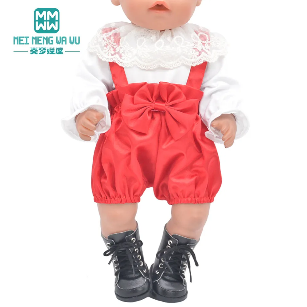 Ubranka dla lalek dla 43-45 cm Zabawka New Born Doll i amerykańska lalka Płaszcze, spódnice, dżinsy T-shirt Prezent dla dziewczynki