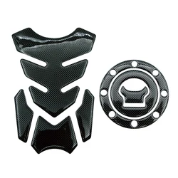 Motorcycle Carbon Fiber Look Sticker Fuel Tank Gas Cap Cover Pad Decal For Suzuki GSF GSXR 600 750 1300 SV 1000 GSFT 1200 Bandit