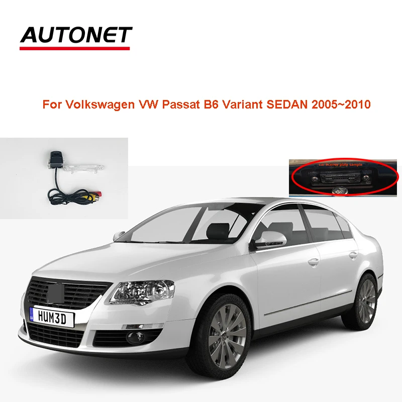 

Autonet car rear view camera For Volkswagen VW Passat B6 Variant SEDAN 2005~2010 Startlight Backup Camera license plate camera