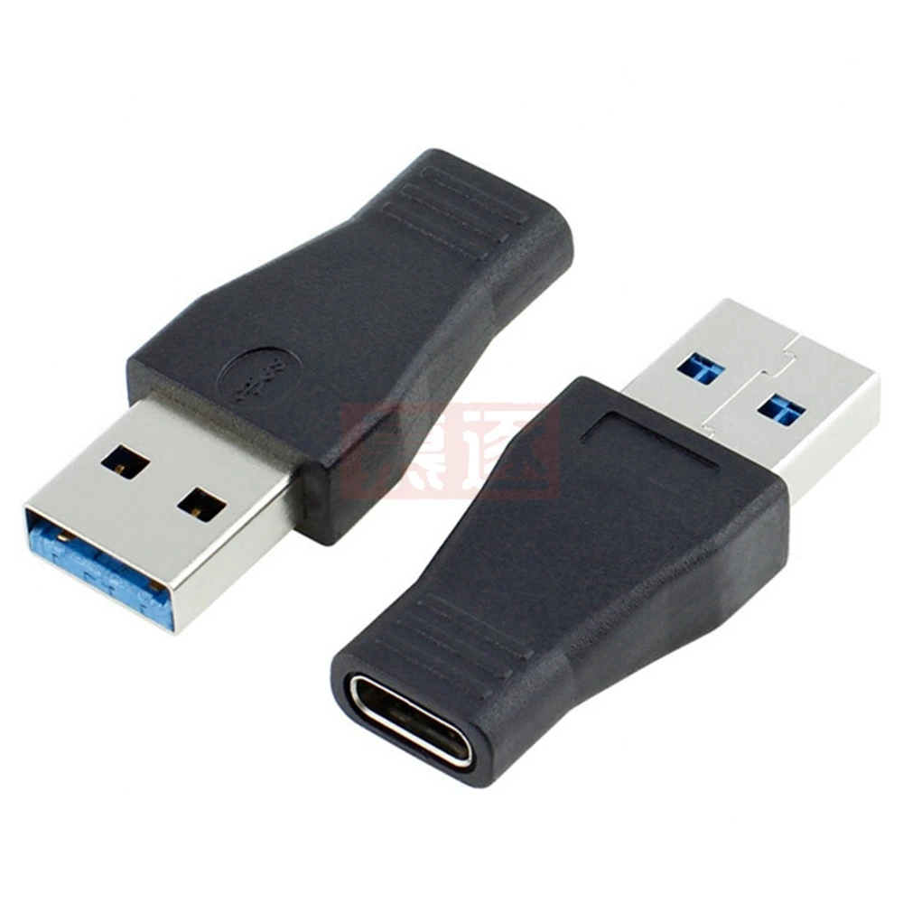 1個 ノートパソコン デスクトップ USB 3.0 オス - USB 3.1 Type-C メス データ変換アダプター デスクトップ USB3.1 Type-C - USB-C メスポート OTGアダプター