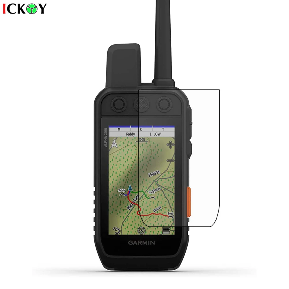 3Pcs Clear LCD Screen Protector ฟิล์มผิวสำหรับ Garmin Alpha 200i Alpha200i ทั่วโลก GPS มือถืออุปกรณ์เสริม