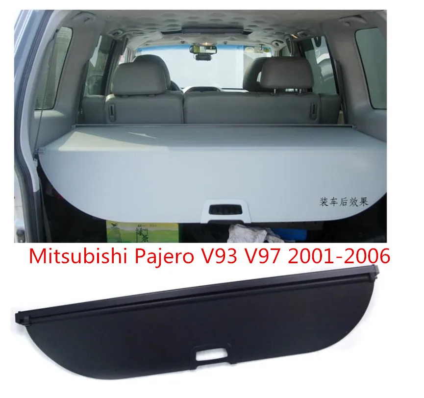 

Car Rear Trunk Security Shield Cargo Screen Shield shade Cover Fits For Mitsubishi Pajero V93 V97 2001-2006