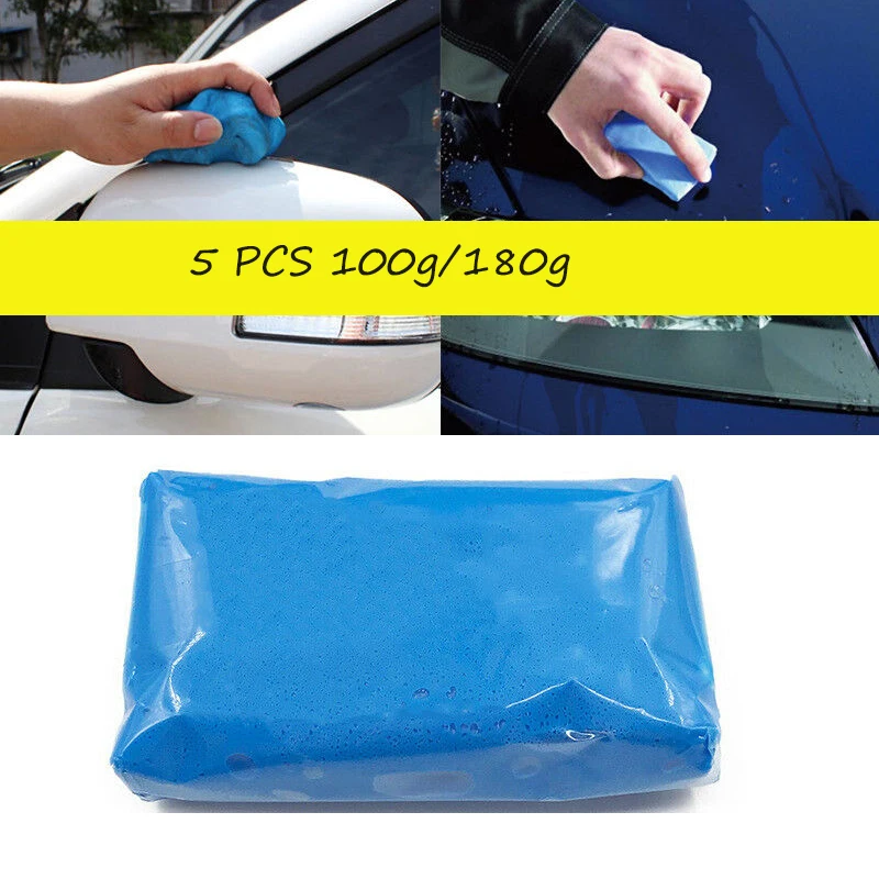 

New 5pcs100g/150g Magic Car truck Clean Clay Bar Auto Detailing Cleaner Car Washer Blue