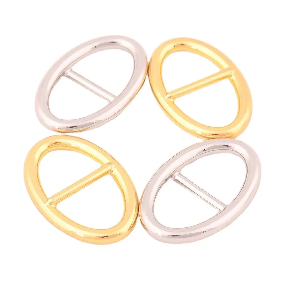 17mm(2/3inch) Tri-Glide Slider Adjust Metal Oval Buckles for Backpack Web Strap DIY Bag Belt LeatherCraft Accessory Handmade