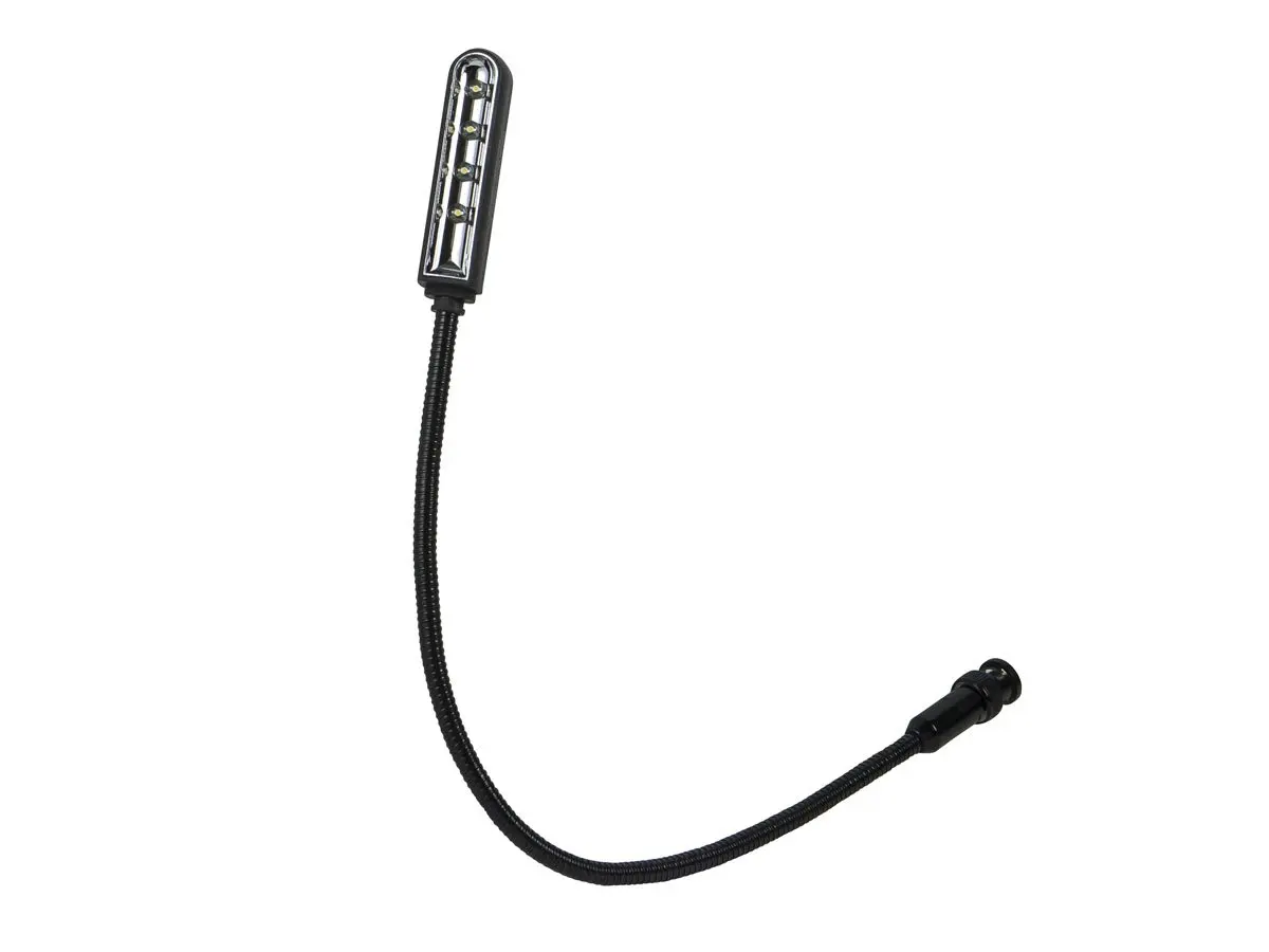 LAMPA BNC 12V 0,5W LED NA GĘSIEJ SZYI DO KONSOLI Lampa miksera bnc led