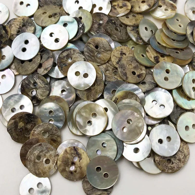 50 pcs 9mm/12mm/15mm/18mm/20mm Natural Shell Sewing Buttons Color Japan Mother of Pearl MOP Square Shell PH294