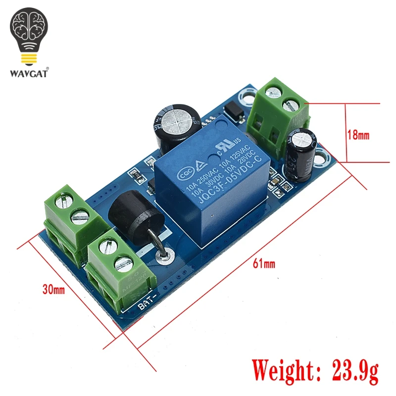 DC-Notstrom-Umschaltmodul 5V–48V 10A – Automatisch Zwischen Netzteil & Batterie, Für Inkubator & Co.
