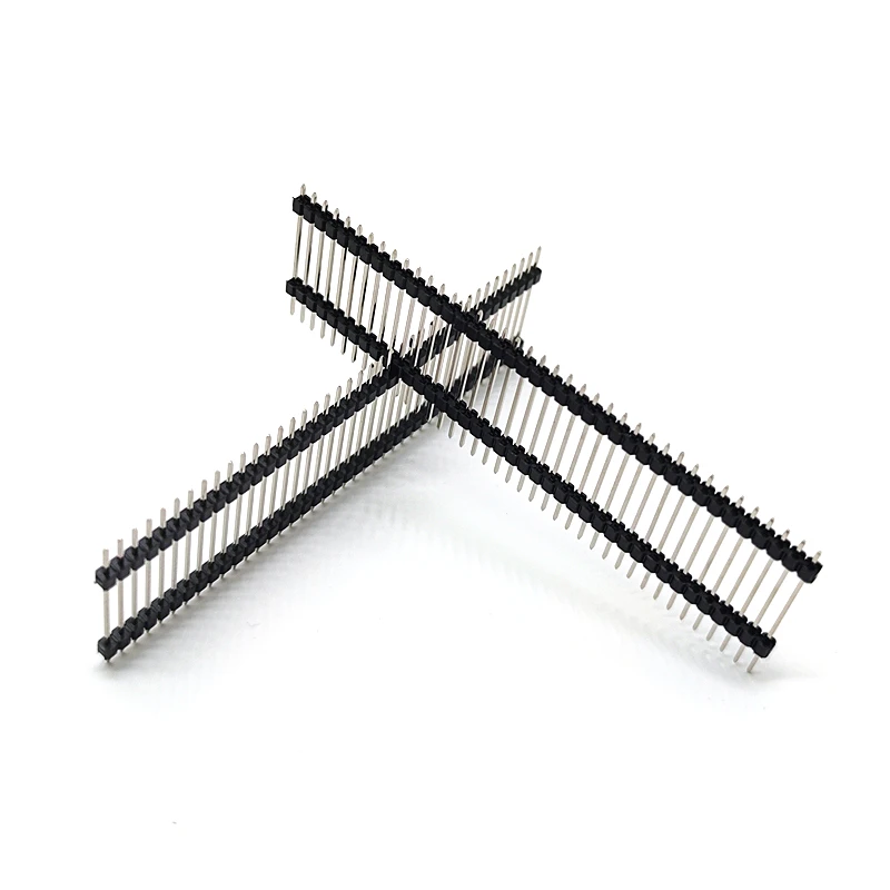 5PCS 40 Pin 1x40 2-Way Single Row Male 2.54 Breakable Pin Header Connector Strip for Arduino