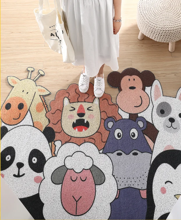 

Kids Play Game Mats Round Carpet Rugs Mat Cotton Floor Carpet For Kids Room Decoration INS Baby Gifts