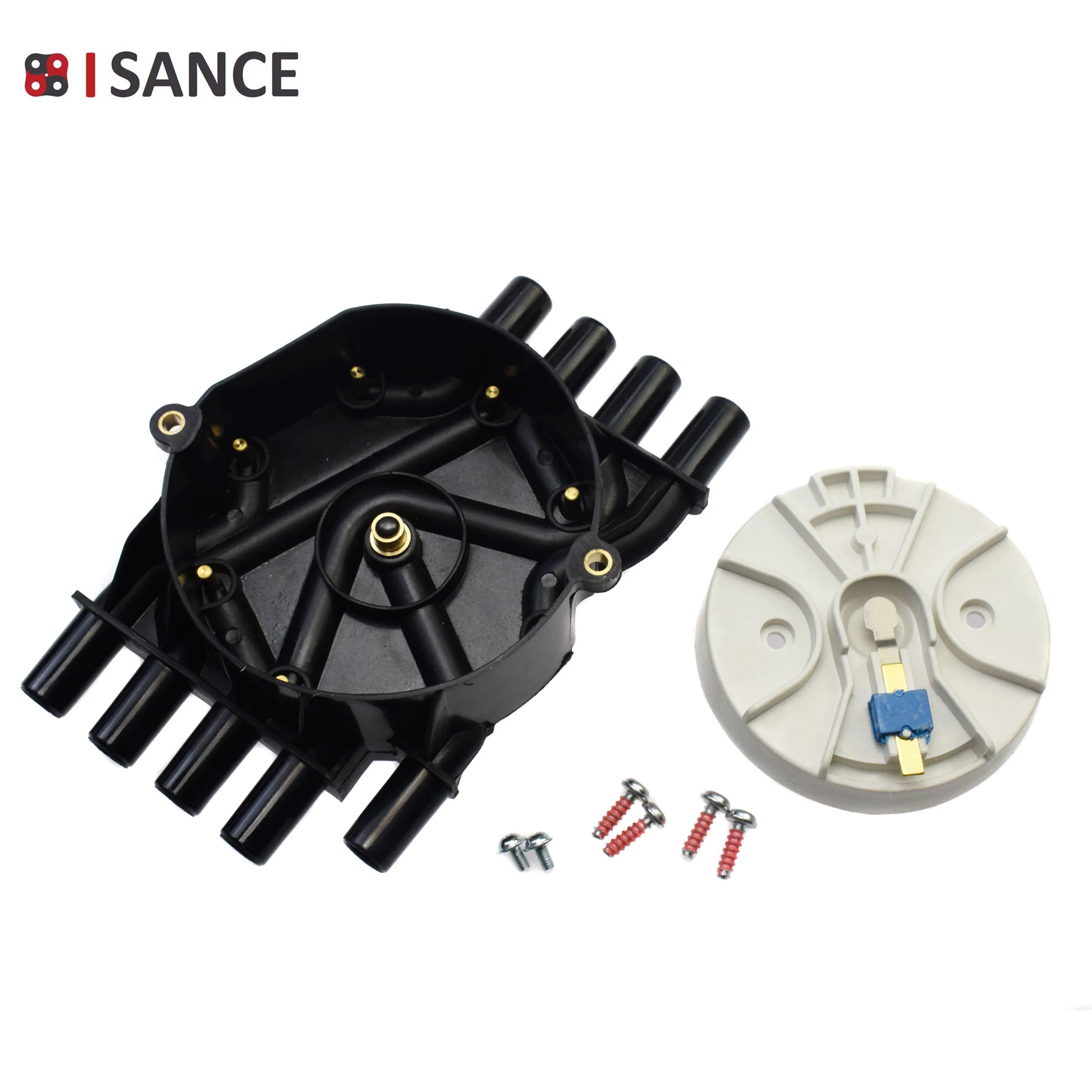 ISANCE Distributor Cap D329A Rotor D465 10452457 10452459 For Cadillac GMC Chevrolet Blazer C1500 C3500 Express G10 G1500 G20