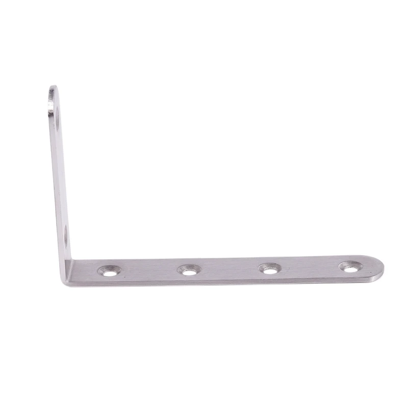 

125x75mm L Shape Stainless Steel Shelf Corner Brace Angle Bracket