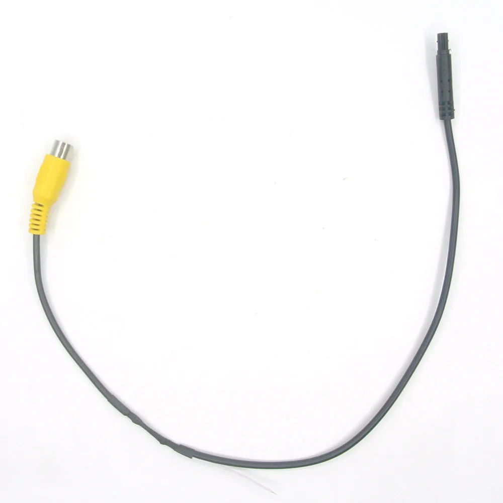 ANSHILONG 4 Pins Female Plug Connector to RCA AV Video Cable 1.3ft for DVR Rear Camera Cable