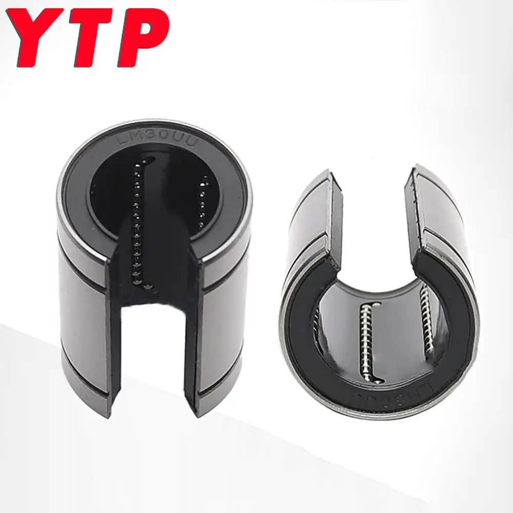 1Pcs Open Type Linear Ball Bearing Block LM10/12/13/16/20/25/30-60UU/UU(YTP) For CNC 3D Printer - Image 5