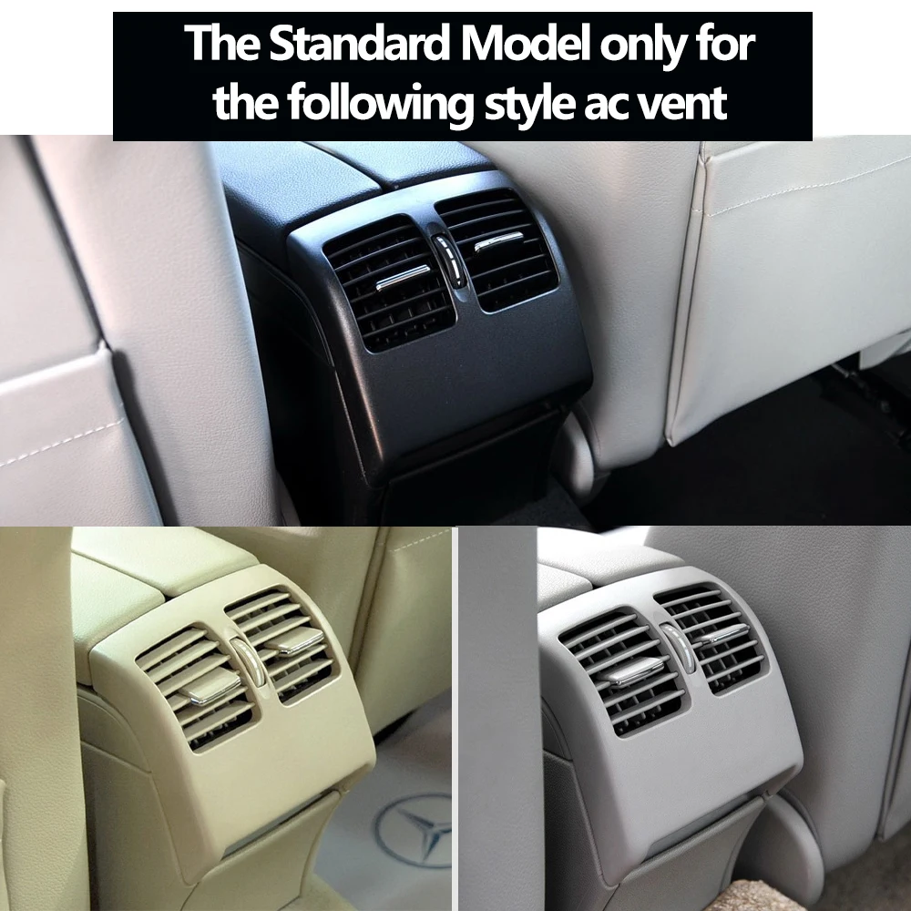 Rear Seat Air Conditioner AC Vent Grille Panel For Mercedes Benz W204 C180 C200 220 230 260 300 350 2007-2010 W207 E 2010-2012