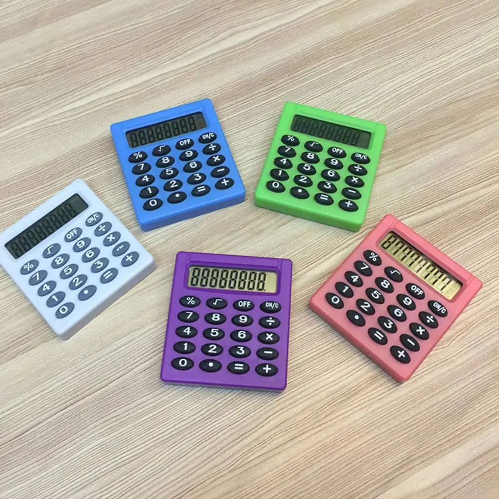 Calculator Digit Display Portable Plastic Handheld Desktop Calculator for Home