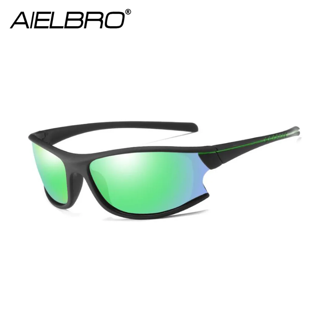 AIELBRO Glasses Polarized Cycling Sunglasses Outdoor Sports Glasses for Fishing Men's Sunglasses gafas ciclismo Cycling Eyewear