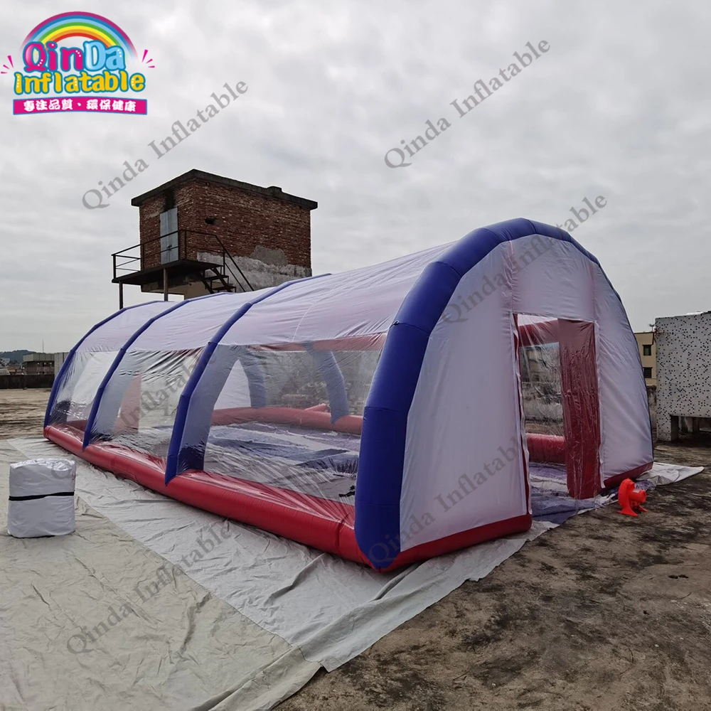 Multipurpose Airblown Tent Tunnel Customized Inflatable Canopy Tent Shelters For Rental