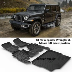 Use for JEEP Wrangler Sahara Rubicon Car carpet JL car floor mat JL trunk mat JEEP Wrangler JL Rubicon waterproof  floor mats