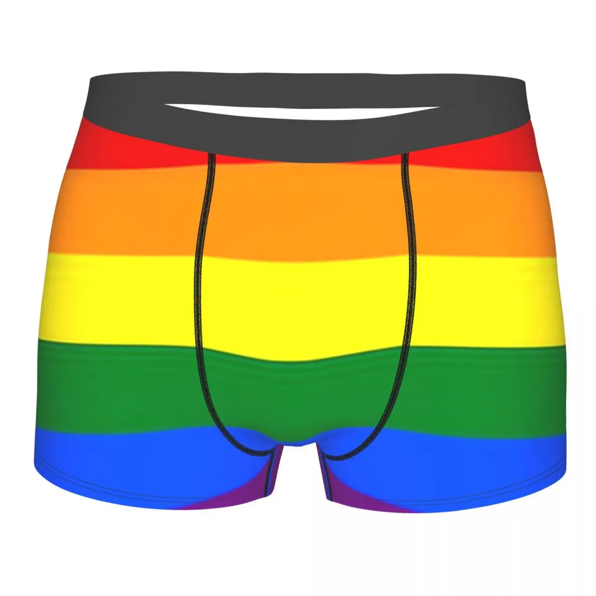 

Pride Rainbow Flag Underpants Breathbale Panties Male Underwear Print Shorts Boxer Briefs