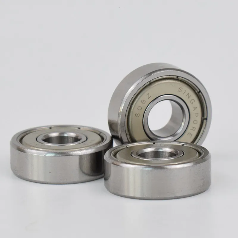 50 Stück Original Minebea NMB Lager R-2280ZZ 8*22*7mm 608ZZ Skateboard Rollerblade Skating Radlager 608 608Z 8x22x7 mm – Detail 3