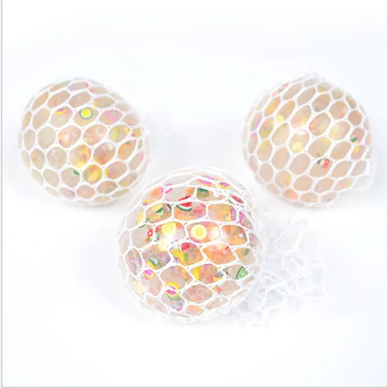스트레스 릴리 버 짜기 장난감 투명 메쉬 볼 포도 짜기 공 장난감 어린이 성인 참신 놀이 완구