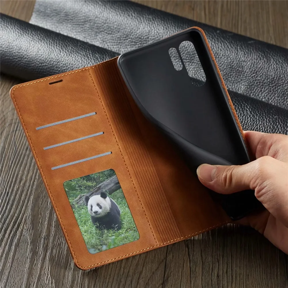 Ultra Slim Matte Leather Flip Cover Wallet Phone Bag Case for Huawei P40 P30 P20 Pro Lite Mate 20 30 Pro Lite P Smart Plus 2019