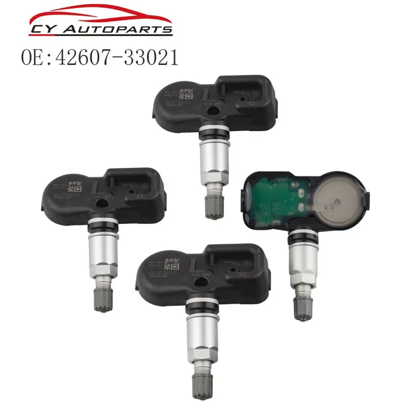 4PCS Tire Pressure Sensors TPMS Sensor For Toyota Lexus 42607-33021 4260733021 42607-33011 4260733011 315MHZ