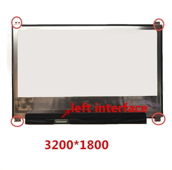 13.3 Laptop LCD Matrix For ASUS UX330 UX330U UX330UA IPS LCD Screen 1920x1080 3200X1800 Panel Replacement